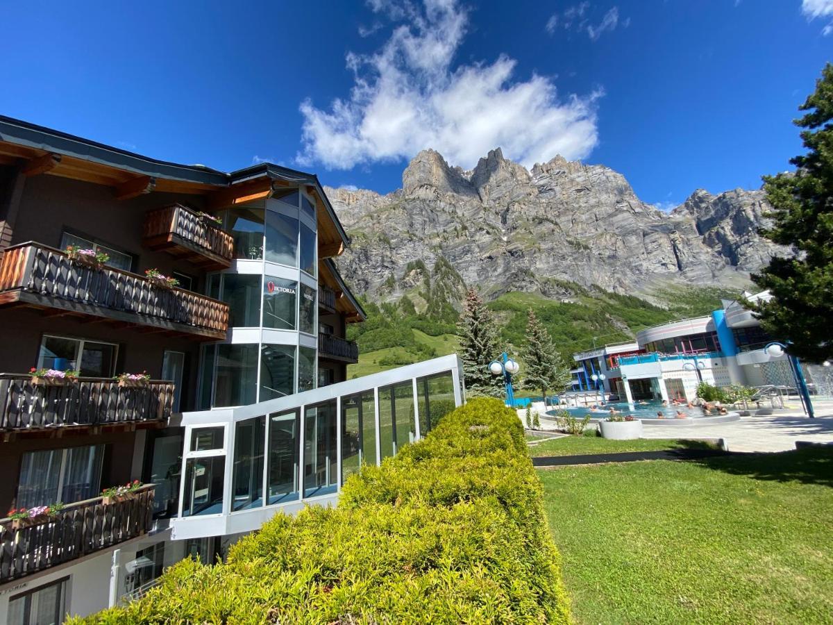 Hotel Viktoria-Leukerbad-Therme Kültér fotó