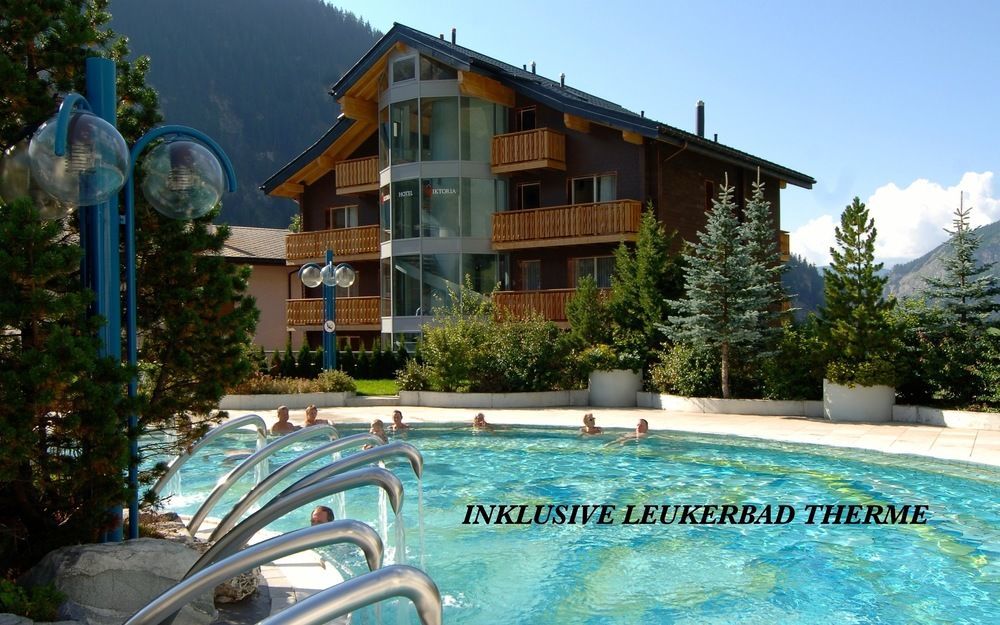 Hotel Viktoria-Leukerbad-Therme Kültér fotó