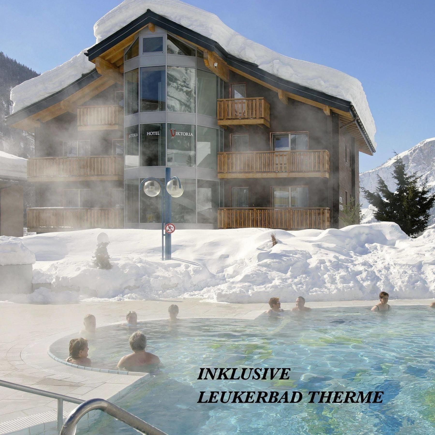 Hotel Viktoria-Leukerbad-Therme Kültér fotó